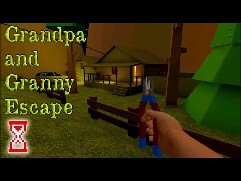Видео: Убежал от Бабки и Деда через туннель | Grandpa and Granny Escape House