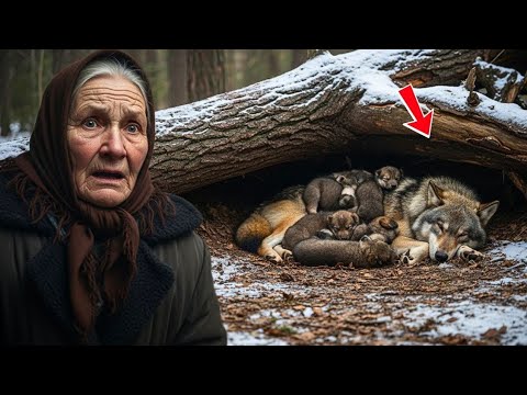 Видео: Старая женщина спасла собаку из бури — но то, что она родила, изменило всё