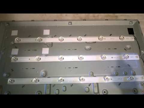 Видео: 2 часть. Телевизор LG 32LB552U изображение темное, нет подсветки