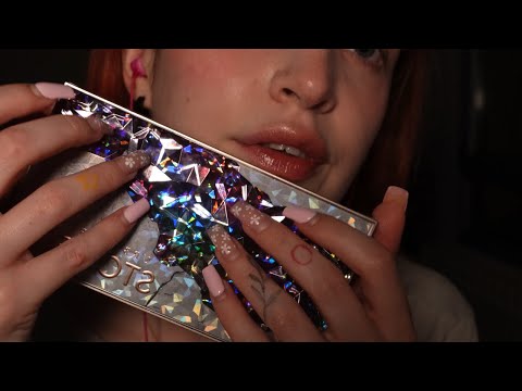 Видео: ASMR: как нанести макияж с длинными ногтями (быстрое личное внимание)