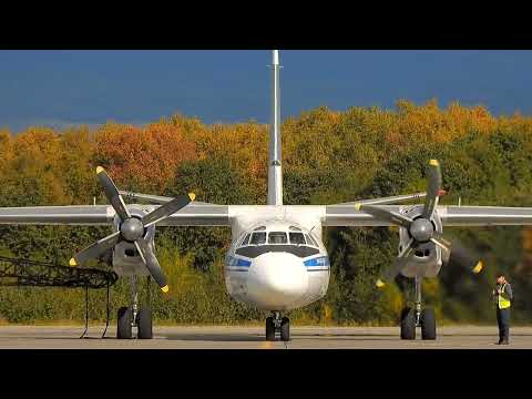 Видео: Подготовка к вылету, запуск, руление, взлет Ан-26 Летные проверки и системы.