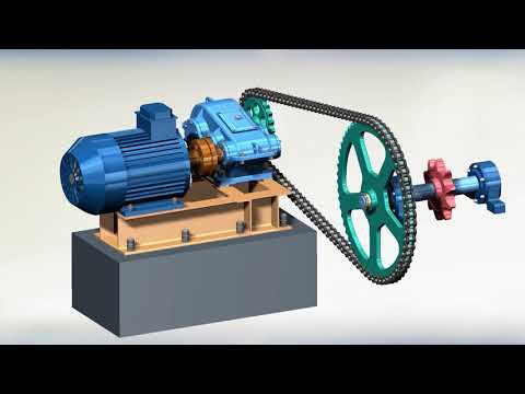 Видео: Привод цепного конвейера ПЦК 513,97 (Курсовой проект по Деталям машин)
