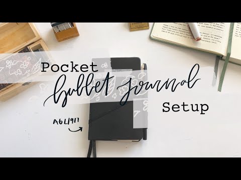 Видео: Настройка Pocket Bullet Journal 2022 | A6 L1917 | LindseyScribbles
