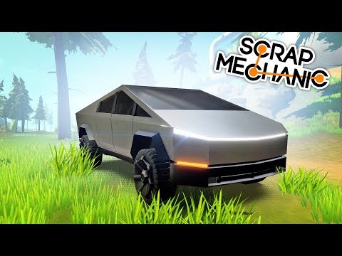 Видео: СТРОИМ: ТЕСЛА КИБЕР ТРАК НА МАГНИТАХ В SCRAP MECHANIC!!!