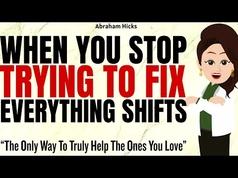 Видео: Когда вы перестаете пытаться что-то исправить, всё меняется ✅Авраам Хикс 2025