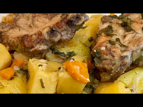 Видео: Ребрышки тушеные с картошкой