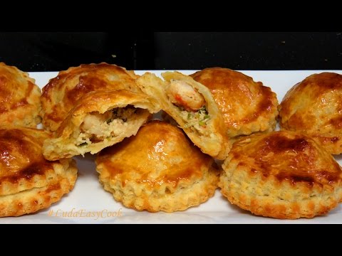 Видео: Пирожки из слоеного теста с креветками и сыром - Vietnamese Puff Pastry - làm bánh pate chaud BÁNH
