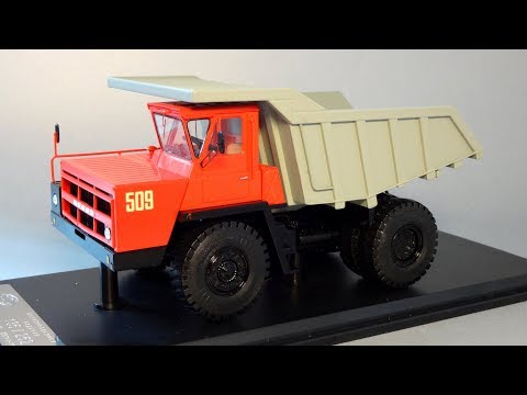 Видео: БелАЗ-7522 Карьерный самосвал - коллекционная масштабная модель Start Scale Models (SSM)