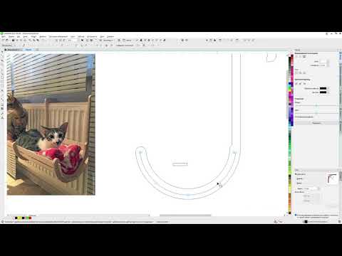 Видео: Пазы по дуге. Распределение перетеканием. Corel Draw от Деревяшкина