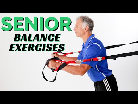 Видео: Лучшие упражнения для пожилых людей на равновесие с использованием подвешивающих тренажеров (подт...