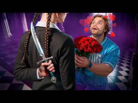 Видео: Самый Сильный Влюбился В Уэнсдей !?