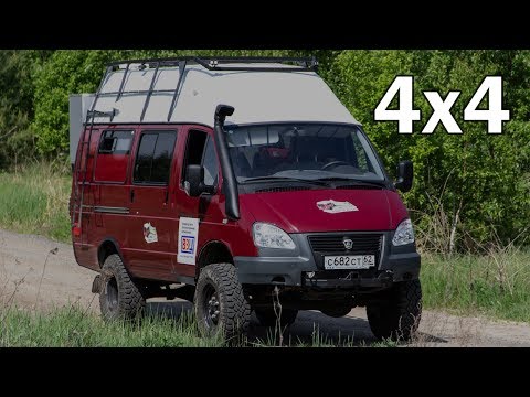 Видео: Обзор автодома 4х4. Полноприводный кемпер на базе микроавтобуса ГАЗель