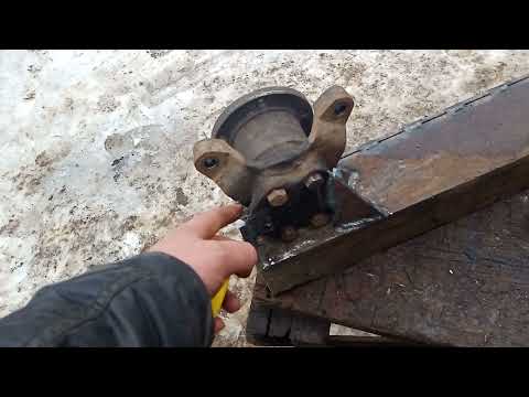 Видео: Саморобна картоплекопалка вібролапа зі ступиць, відео по виготовленню частина 1