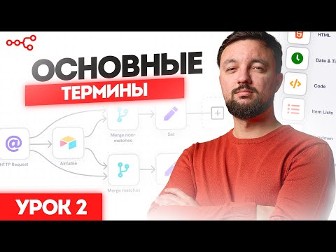 Видео: Основные термины в n8n. Урок 2.