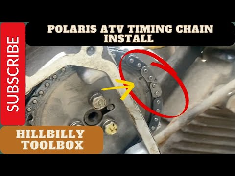 Видео: Как установить цепь ГРМ Polaris с маркированными серебряными звеньями на ваш квадроцикл