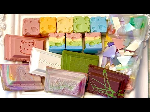 Видео: Сделать сладкие блюда с воском 🍫🧀 (кубический сыр и шоколад)