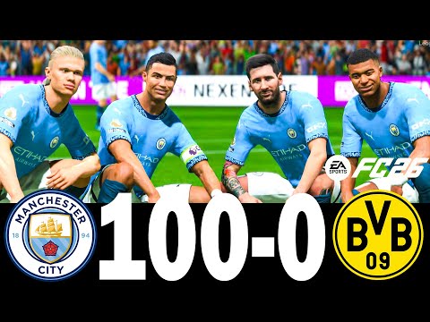 Видео: ФК 26 — Месси, Роналду, MBAPPE и «Ямал» | Манчестер Сити - Дортмунд 100-0 | Финал Лиги Чемпионов