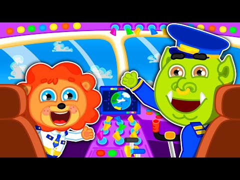 Видео: Маша и Леопольд. Экзамен пилота - Мультик для детей - Lion Family на русском
