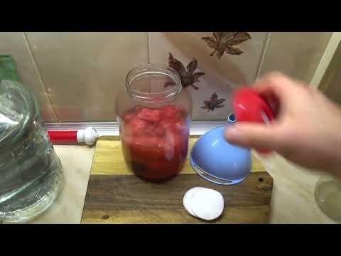 Видео: Оригинальная настойка на арбузе