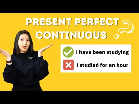 Видео: Present Perfect Continuous қазақша Ағылшын тілін үйрену