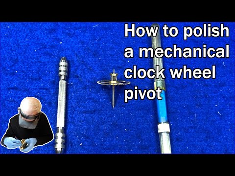 Видео: Как отполировать оси колес механических часов