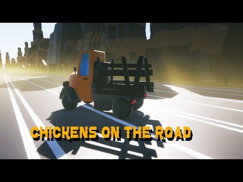 Видео: [Chickens On The Road] [Игры до 100 рублей PS4 PRO] [Первый запуск] [Самая легкая платина 2021 года]