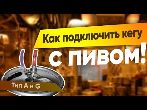 Видео: Как подключить кегу с пивом | Как спустить кегу с пивом