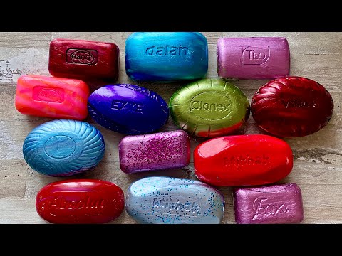 Видео: ASMR SOAP| Cutting colored soaр | Soap Carving| Резка крашенного мыла
