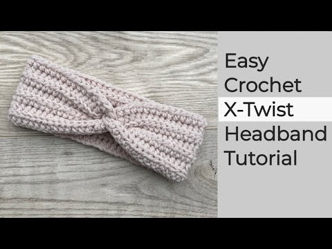 Видео: EASY Crochet Twisted Headband-Вязание крючком для начинающих