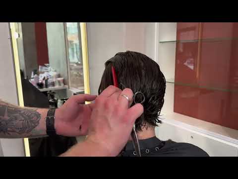 Видео: 4 урок. Никита Захватов. Коммерческая удлинённая мужская стрижка