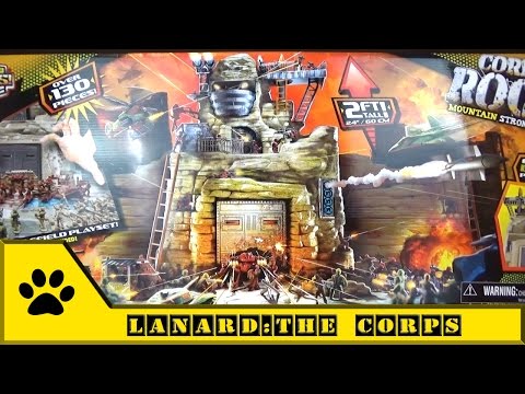 Видео: Lanard, The Corps - Rock Playset / Солдатики и огромное укрепление