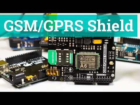 Видео: GSM/GPRS Shield, модуль A6 для Arduino/Piranha