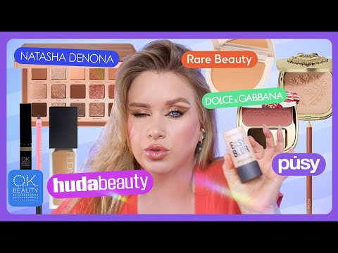 Видео: ВСЁ ЛИЦО ПЕРВЫХ ВПЕЧАТЛЕНИЙ: Dolce&Gabbana, Natasha Denona, Huda Beauty