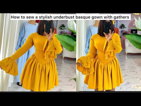 Видео: КАК СШИТЬ ПЛАТЬЕ С БАСКОЙ И ПЛАТЬЕМ С НИЖНИМ ЛИСТОМ И СБОРКАМИ #how #basque