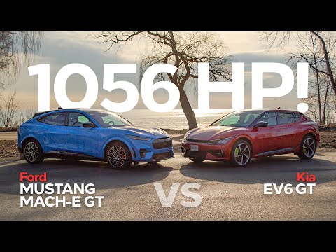 Видео: Сравнение Ford Mustang Mach-E GT 2023 года и Kia EV6 GT 2023 года