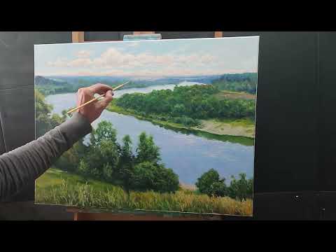 Видео: Ускоренное видео написания картины под музыку для настроения и вдохновения #art #painting