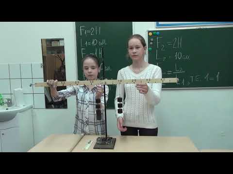 Видео: Лабораторная работа Выяснение условия равновесия рычага
