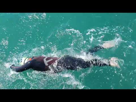 Видео: Ержан Есимханов. Заплыв через Ла-Манш 3 июля 2019 года