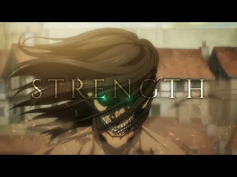 Видео: Эрен Йегер - Сила | Eren Yeager - Strength (Attack on Titan | Атака Титанов) [AMV] 4K