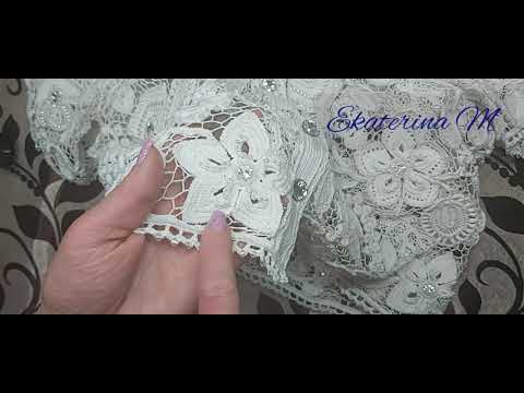Видео: Блузка. Техника Ирландское кружево. Авторская работа.
