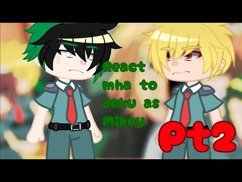 Видео: {Reaction mha to Deku as Mikey part2} (Реакция Мга на Деку как Майки) [🇬🇧\🇷🇺]