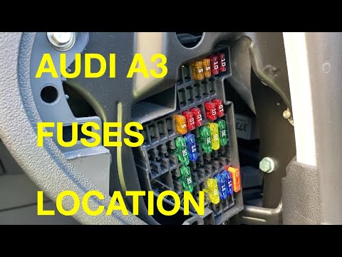 Видео: Где находится блок предохранителей Audi A3?