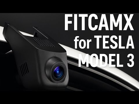 Видео: Tesla Model 3: самая аккуратная установка видеорегистратора с помощью FITCAMX (спереди и сзади)