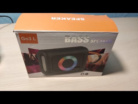 Видео: Обзор на необычную блютуз колонку Go3 L speaker Bass