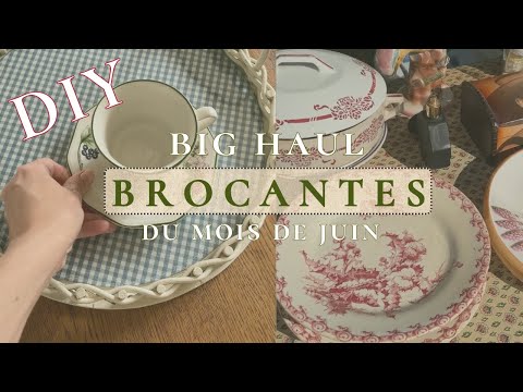 Видео: Большой обзор моих покупок с гаражных распродаж и брокантов в июне / DIY и переделка / Секонд хенд