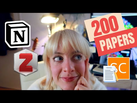 Видео: Мой рабочий процесс обзора литературы — прочитано более 200 статей