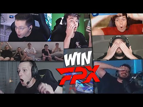 Видео: Реакция ИГРОКОВ и СТРИМЕРОВ на ПОБЕДУ FPX