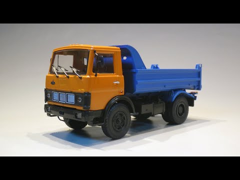 Видео: MAZ 5551 dump truck USSR 1988 \ МАЗ 5551 самосвал СССР 1988 (Автоистория) 1\43