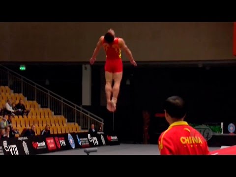 Видео: ЧМ по прыжкам на акробатической дорожке - 2015 (команды/мужчины)