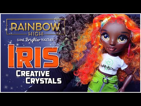 Видео: ✨Обзор куклы Rainbow high ✨Iris Bow - Creative Crystals ✨
